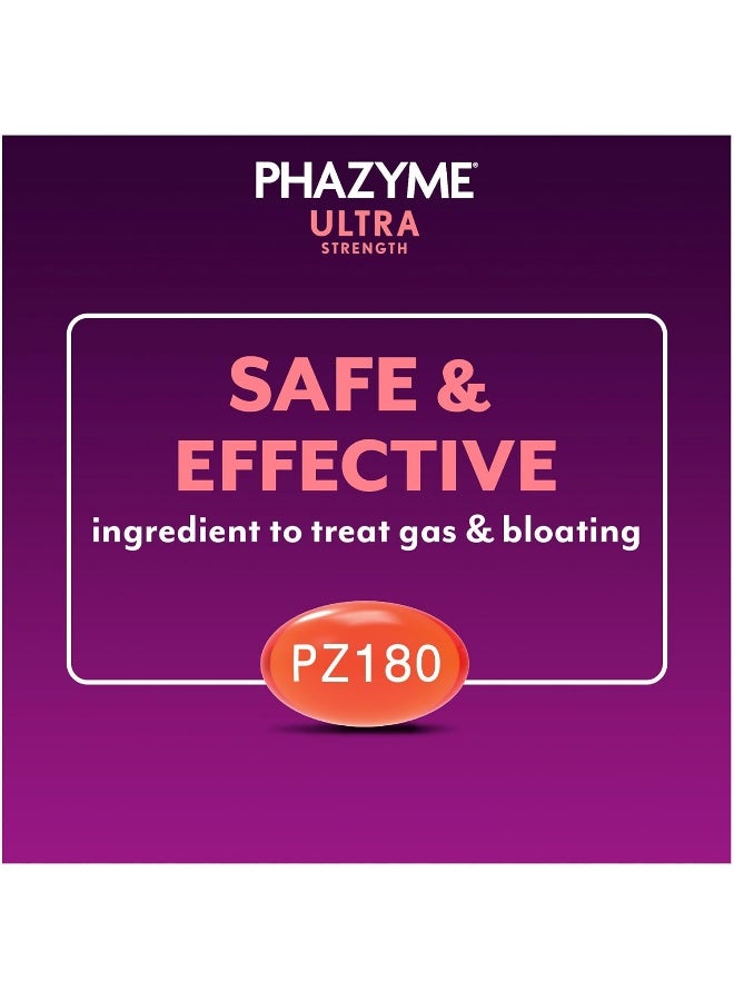Phazyme Ultra Strength Gas and Bloating Relief | 180 Mg Simethicone | 48 FAST GELS - Image 5